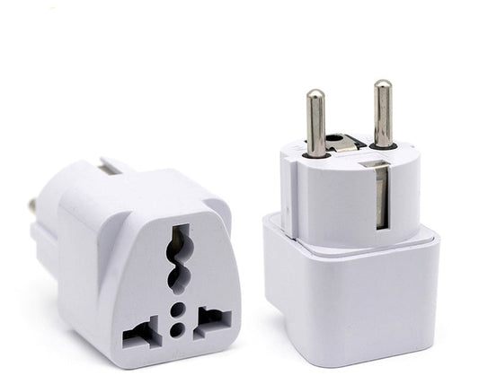 Compact EU Travel Adapter – Universal Plug for Europe, Asia, & Beyond | Tribe Feel  Travel Essentials