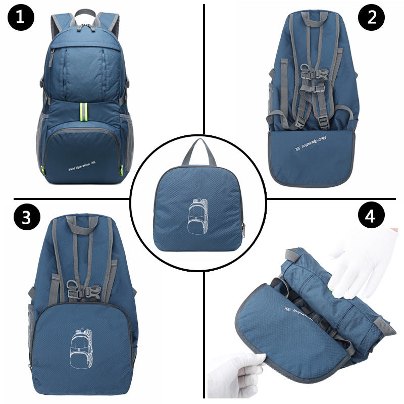 Portable Folding Backpack | Lightweight Travel Rucksack