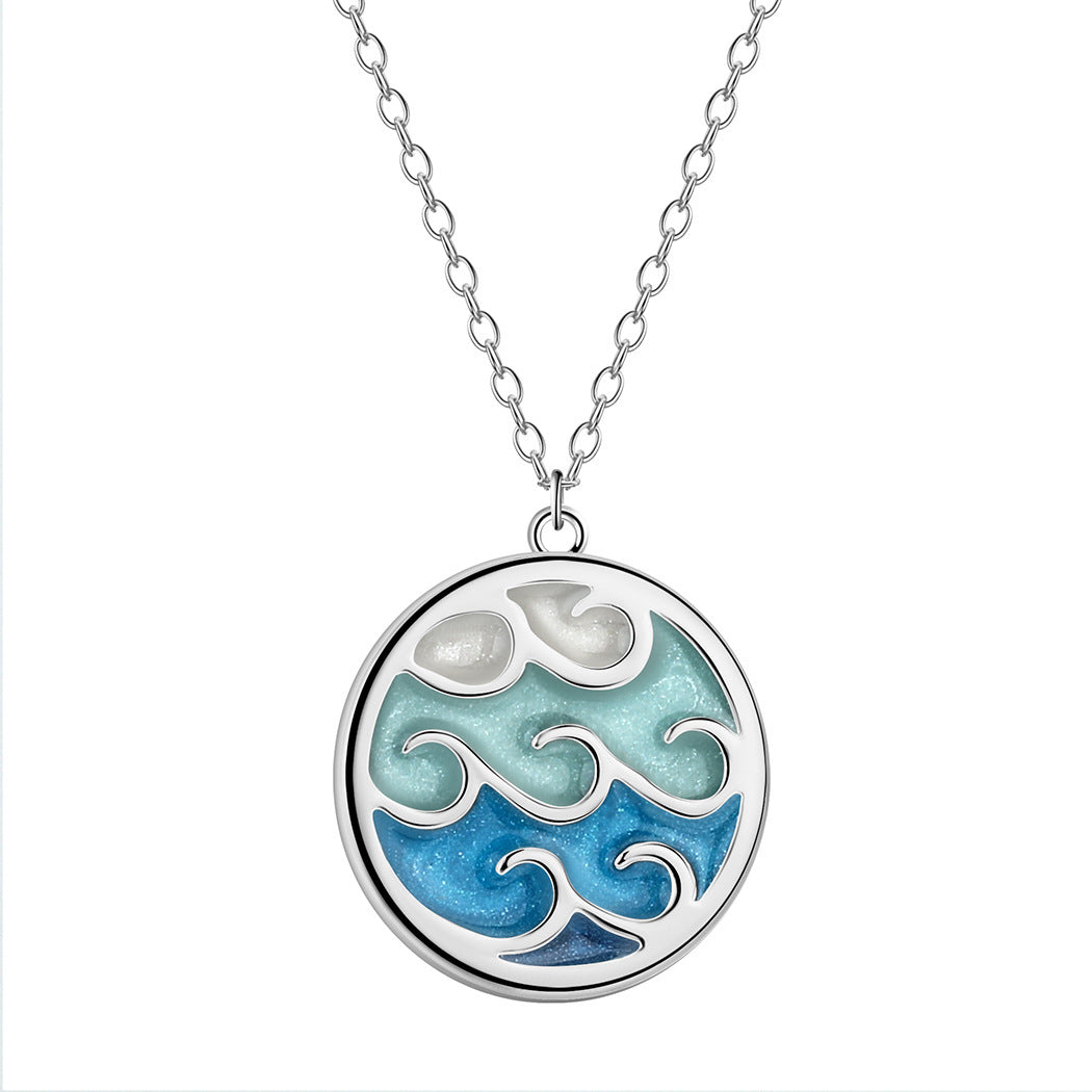 Sea Waves Pendant – Travel Jewellery for Ocean Lovers | Tribe Feel Travel Jewellery