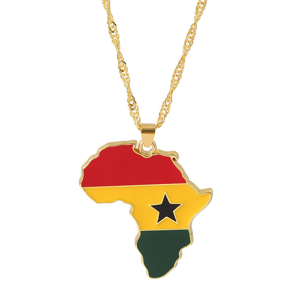 African Countries Flag Necklace – Travel Accessories and Travel Gifts - Tribe Feel