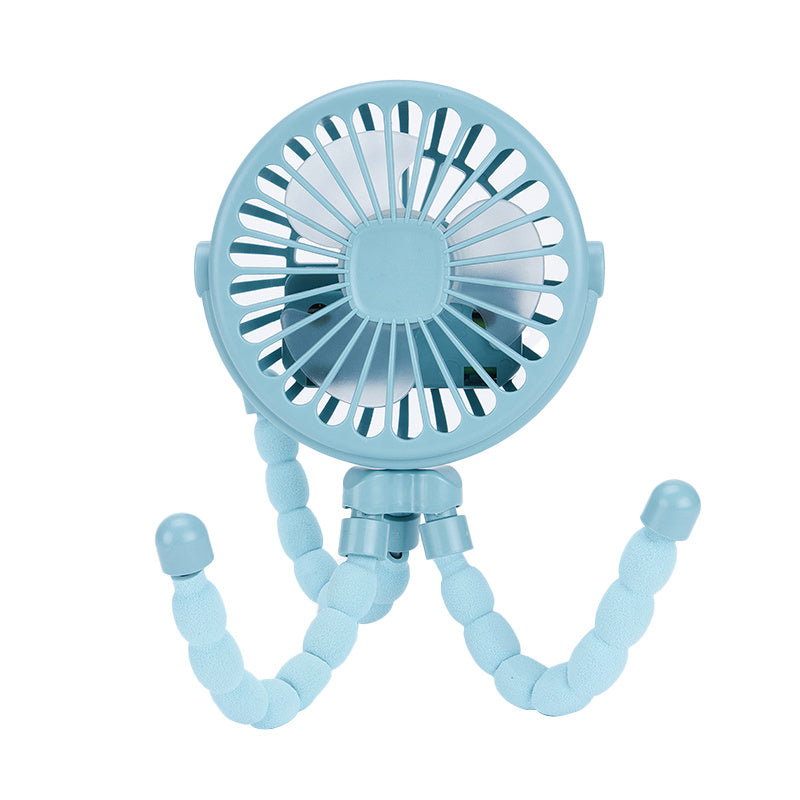 Portable Mini Travel Fan with USB Charging and Octopus stand – Travel Accessories - Tribe Feel