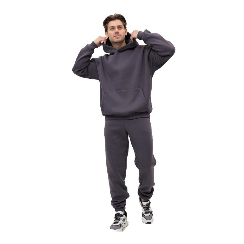 2-Piece Men’s Travel Hoodie & Sweatpants Set – Comfy Airport Outfit | Tribe Feel Travel Clothing