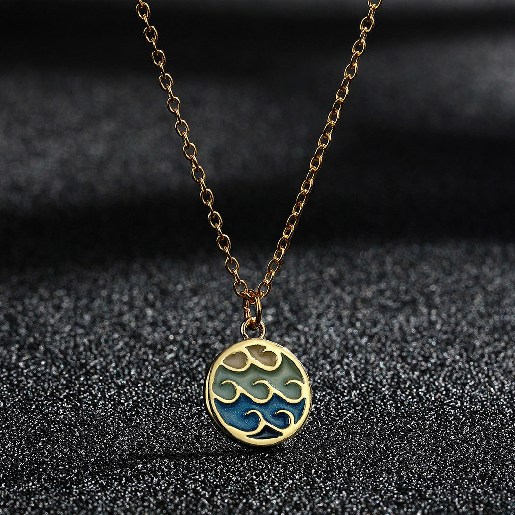 Sea Waves Pendant – Travel Jewellery for Ocean Lovers | Tribe Feel Travel Jewellery