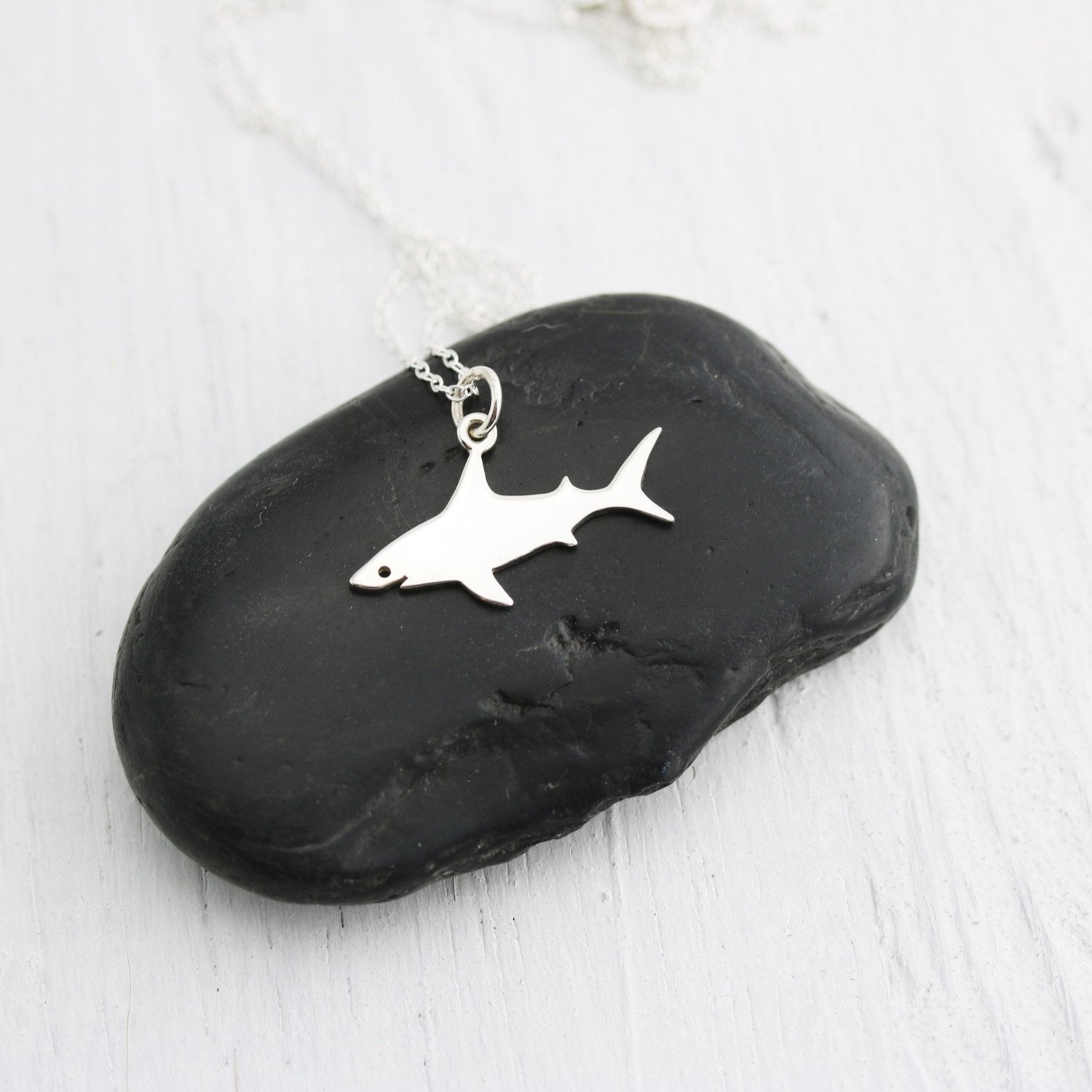 Shark Pendant Necklace – Symbolic Travel Gift for Ocean Lovers | Tribe Feel  Travel Jewellery