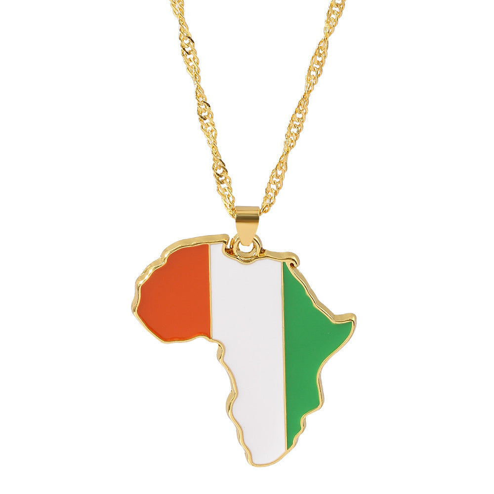 African Countries Flag Necklace – Travel Accessories and Travel Gifts - Tribe Feel