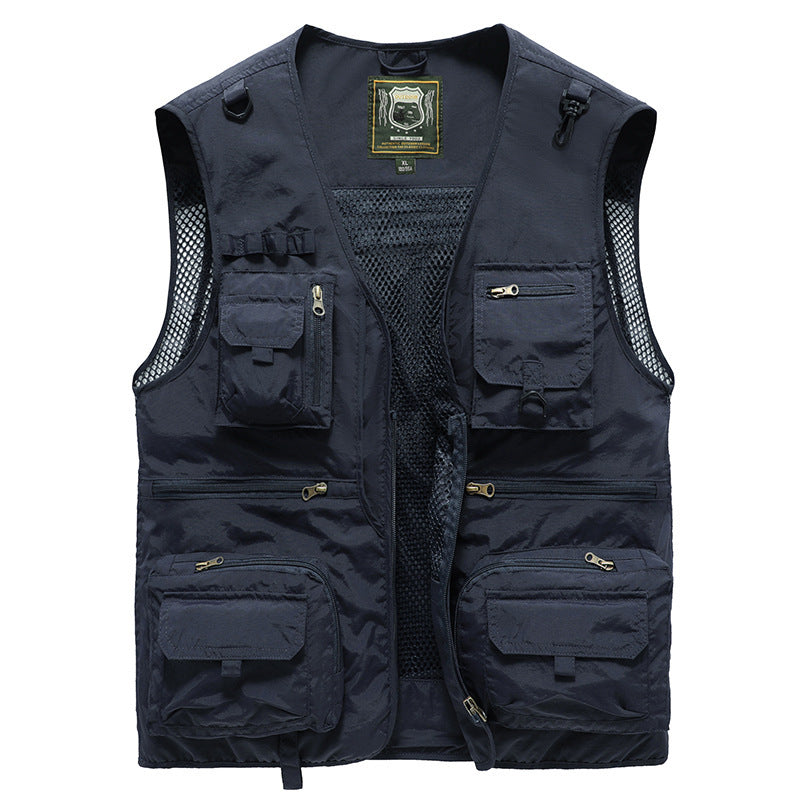Tactical Vest for Men – Fishing, Camping & Outdoor Utility Vest (Black & More) | Tribe Feel  Travel Clothes