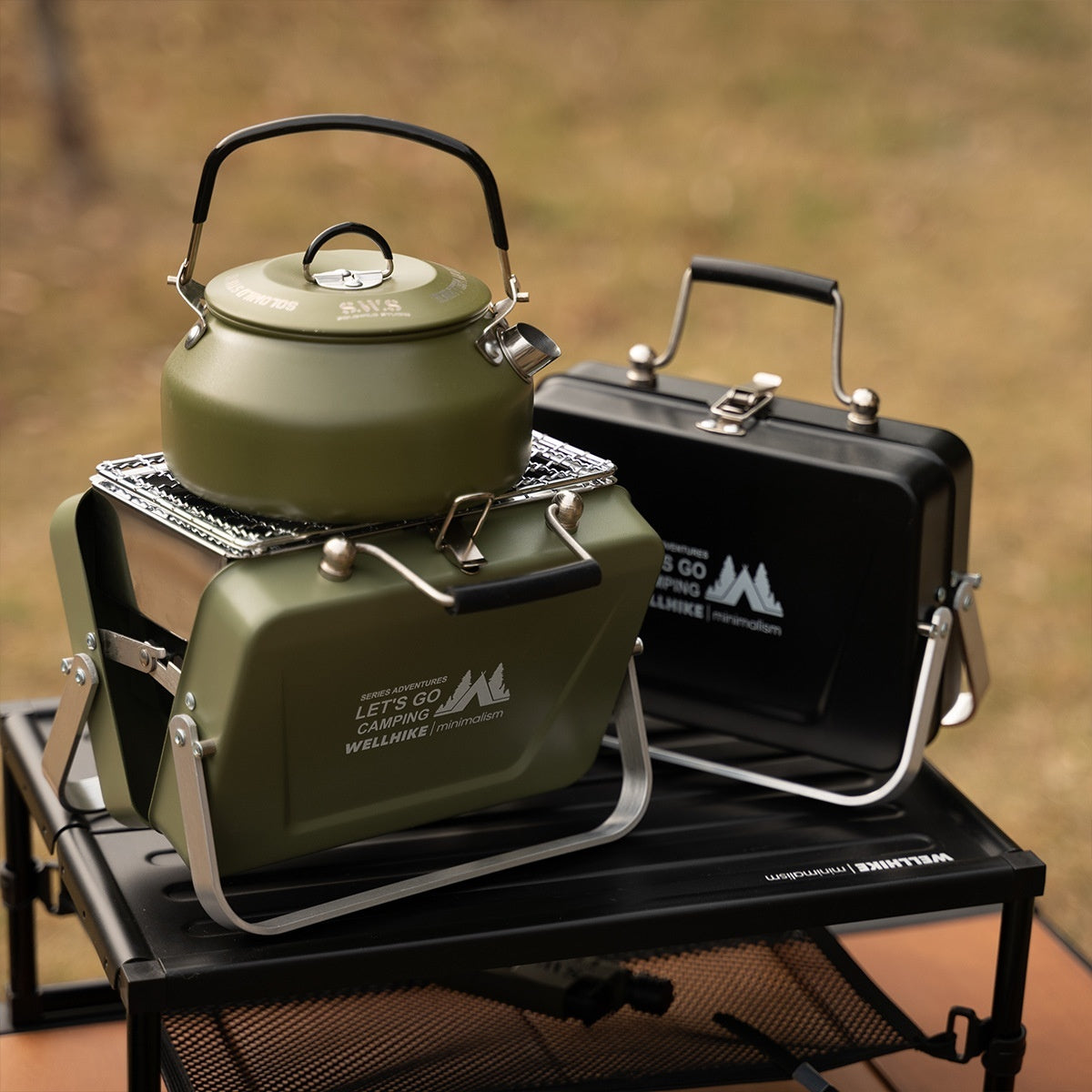 Small Portable BBQ – Lightweight Folding Camping Grill & Charcoal Barbecue | Tribe Feel Travel Gadgets