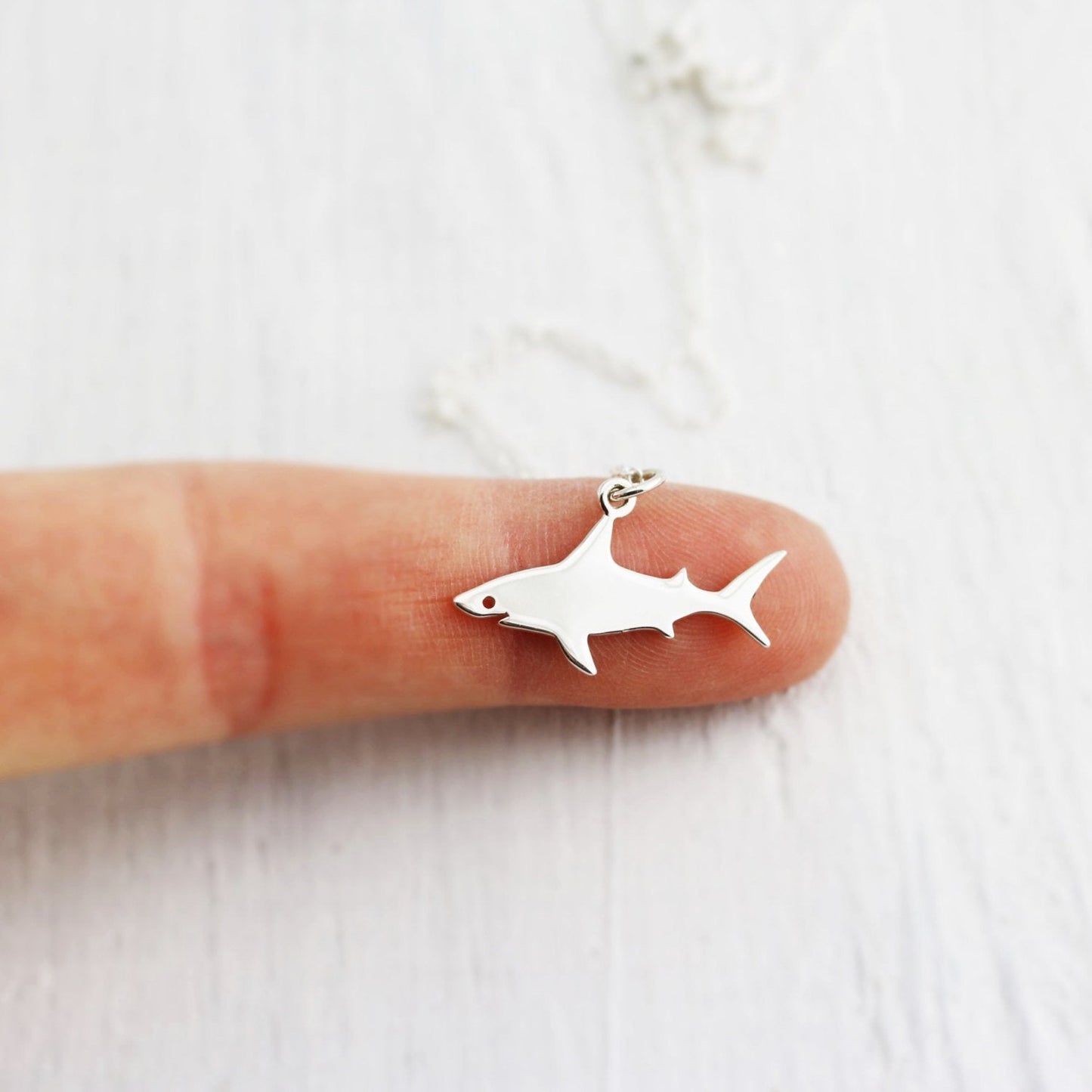 Shark Pendant Necklace – Symbolic Travel Gift for Ocean Lovers | Tribe Feel Travel Jewellery