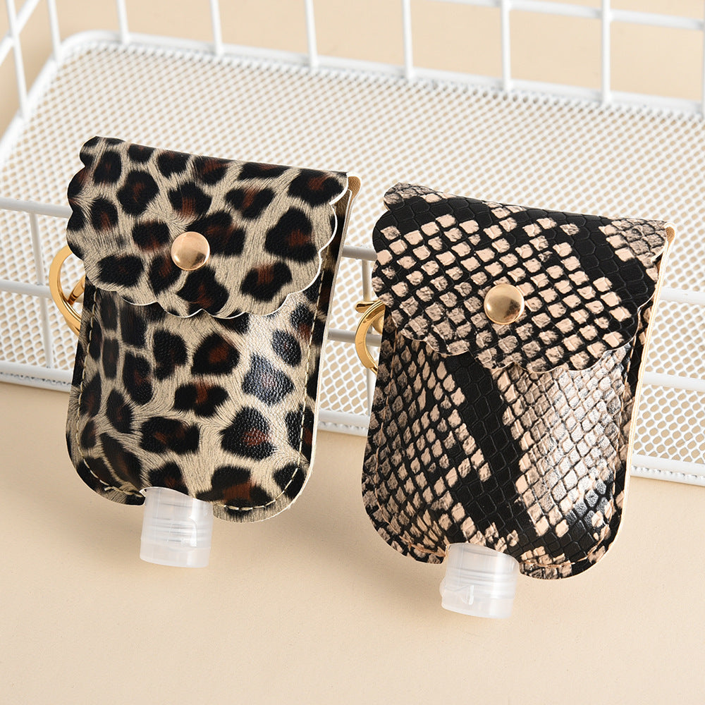 Leopard Print Keychain Hand Sanitiser – Stylish Travel Essential & Gift | Tribe Feel Travel Essentials