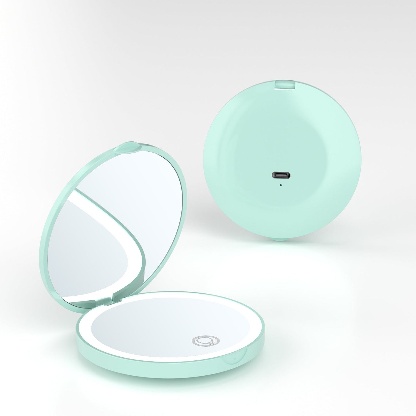 Rechargeable LED Travel Makeup Mirror – Light-Up Travel Mirror | Tribe Feel Travel Essentials