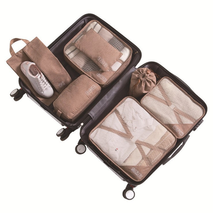 7 Pieces Travel Packing Cubes | Lightweight & Durable Packing Organisers for Traveling