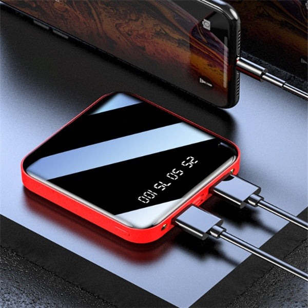 Ultra-Compact Mini Power Bank – Fast Charging Portable Charger for iPhone, Android & USB-C Devices