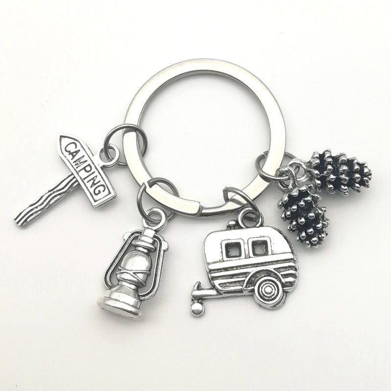 Camping Sign Camper Keychain – Travel Gift for Campers | Tribe Feel  Travel Gadgets