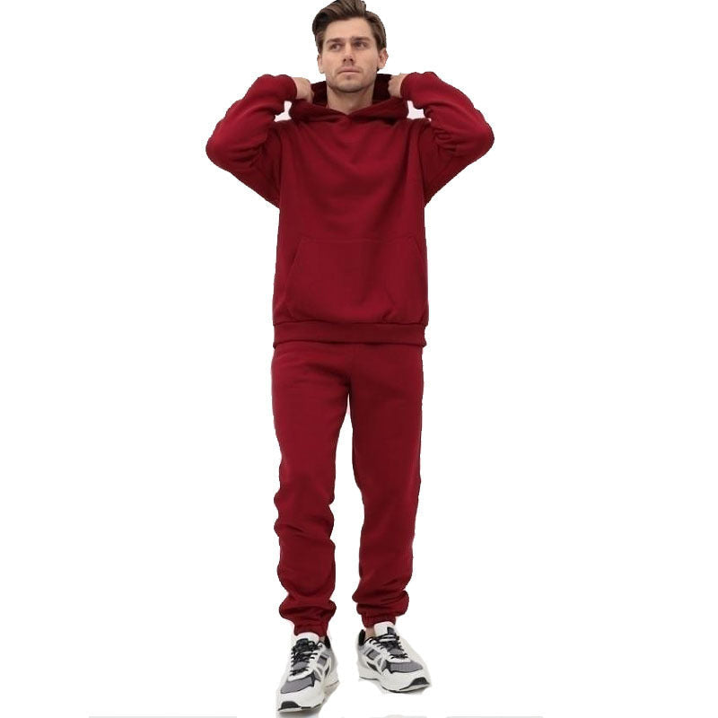2-Piece Men’s Travel Hoodie & Sweatpants Set – Comfy Airport Outfit | Tribe Feel Travel Clothing