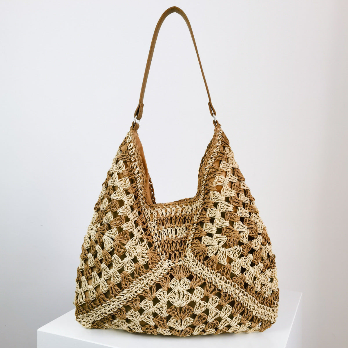 Straw Woven Shoulder Bag - Stylish Summer Handbag – Travel Accessories Travel Bags - Tribe Feel