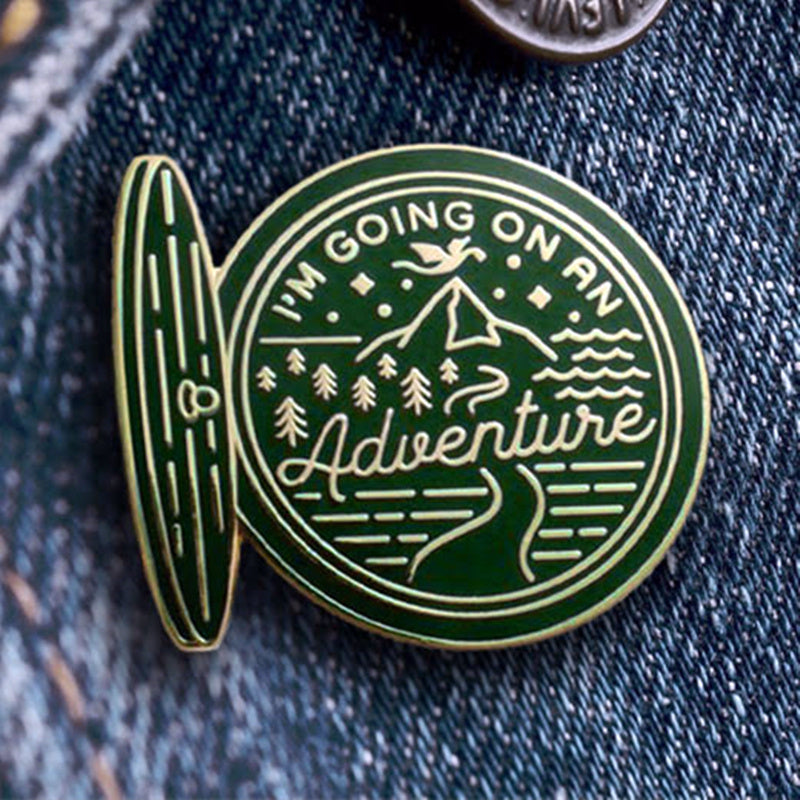 “Going on an Adventure” Brooch – Travel-Inspired Pin | Tribe Feel  Travel Jewellery