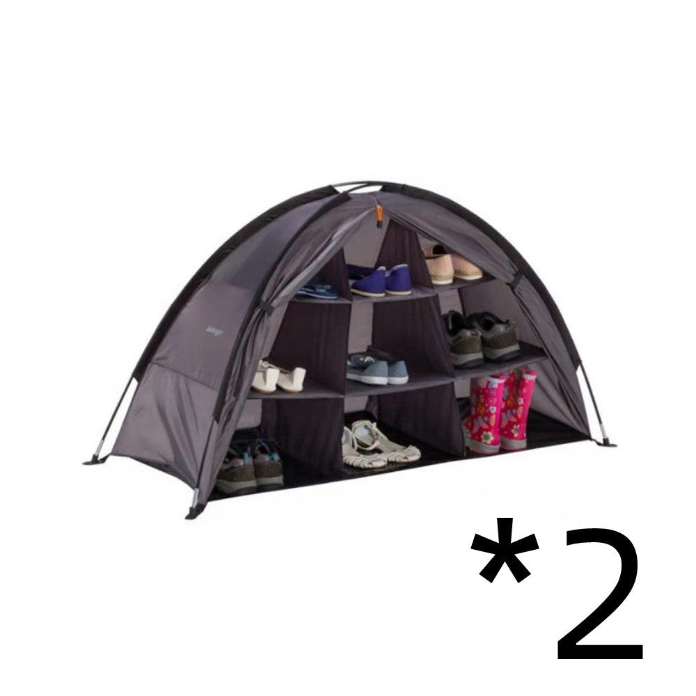 Camping Storage Tent Cabinet with Shelves – Portable Outdoor Organiser | Tribe Feel Travel Organisers