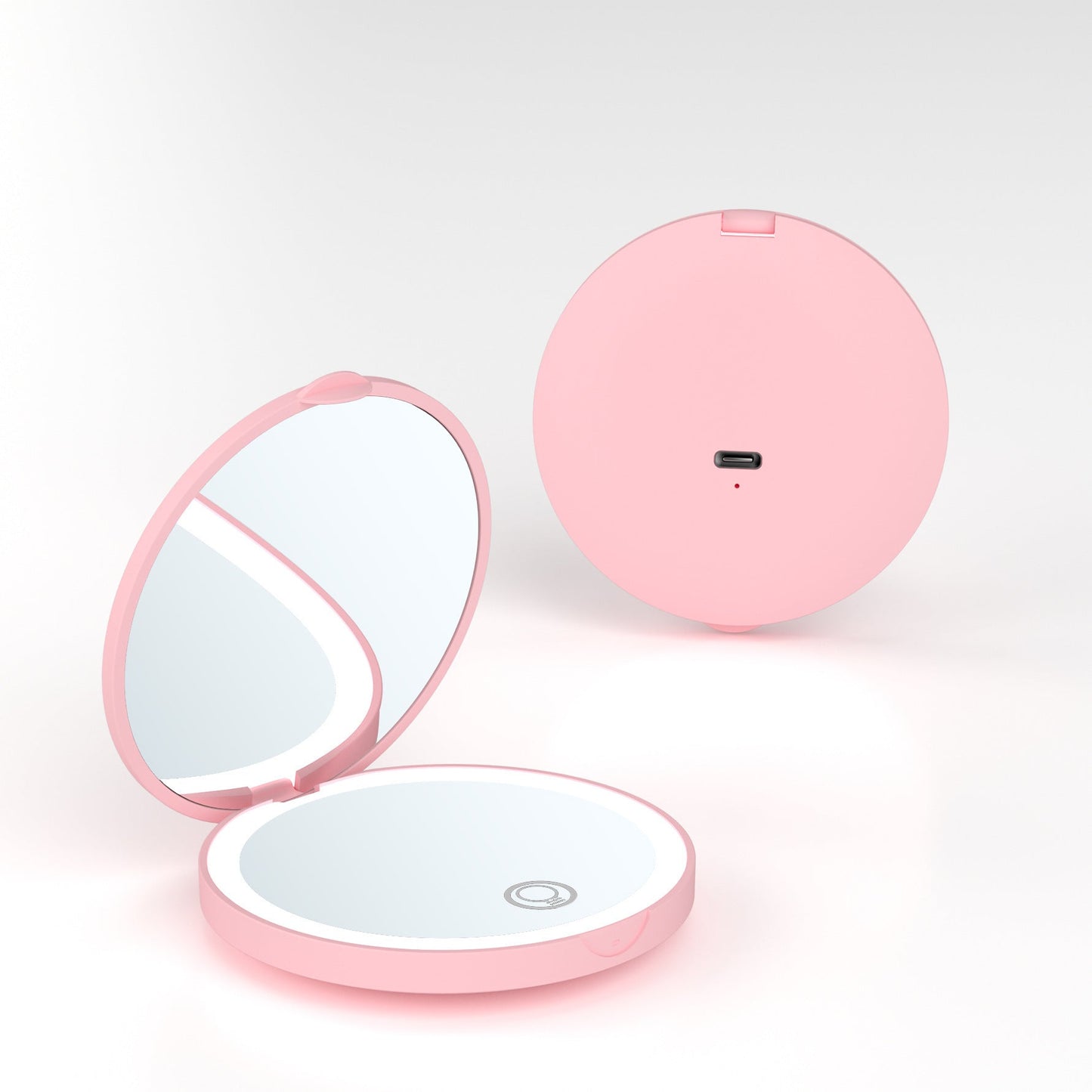 Rechargeable LED Travel Makeup Mirror – Light-Up Travel Mirror | Tribe Feel Travel Essentials