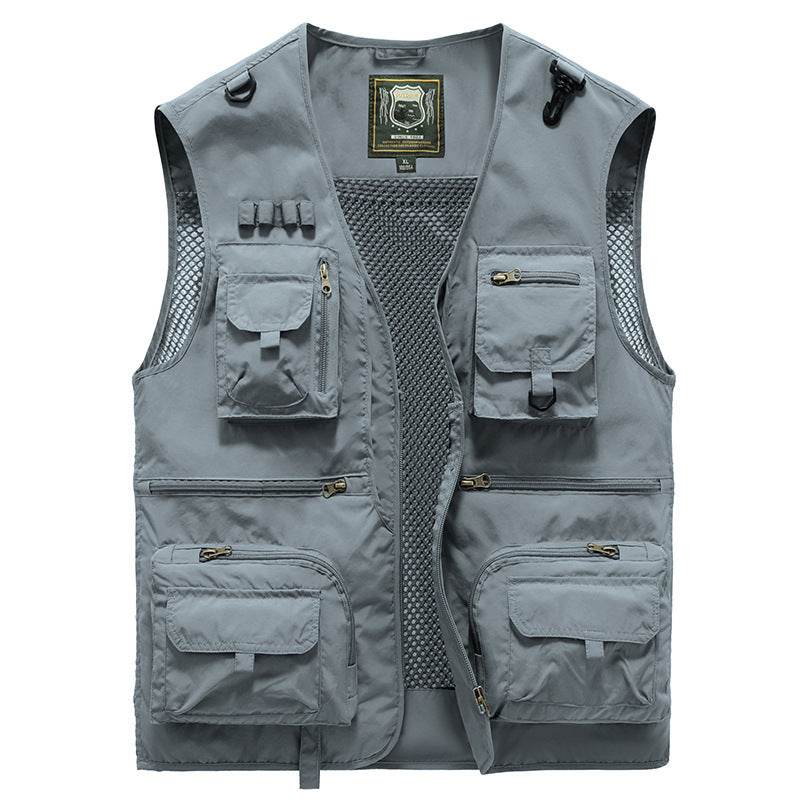 Tactical Vest for Men – Fishing, Camping & Outdoor Utility Vest (Black & More) | Tribe Feel  Travel Clothes