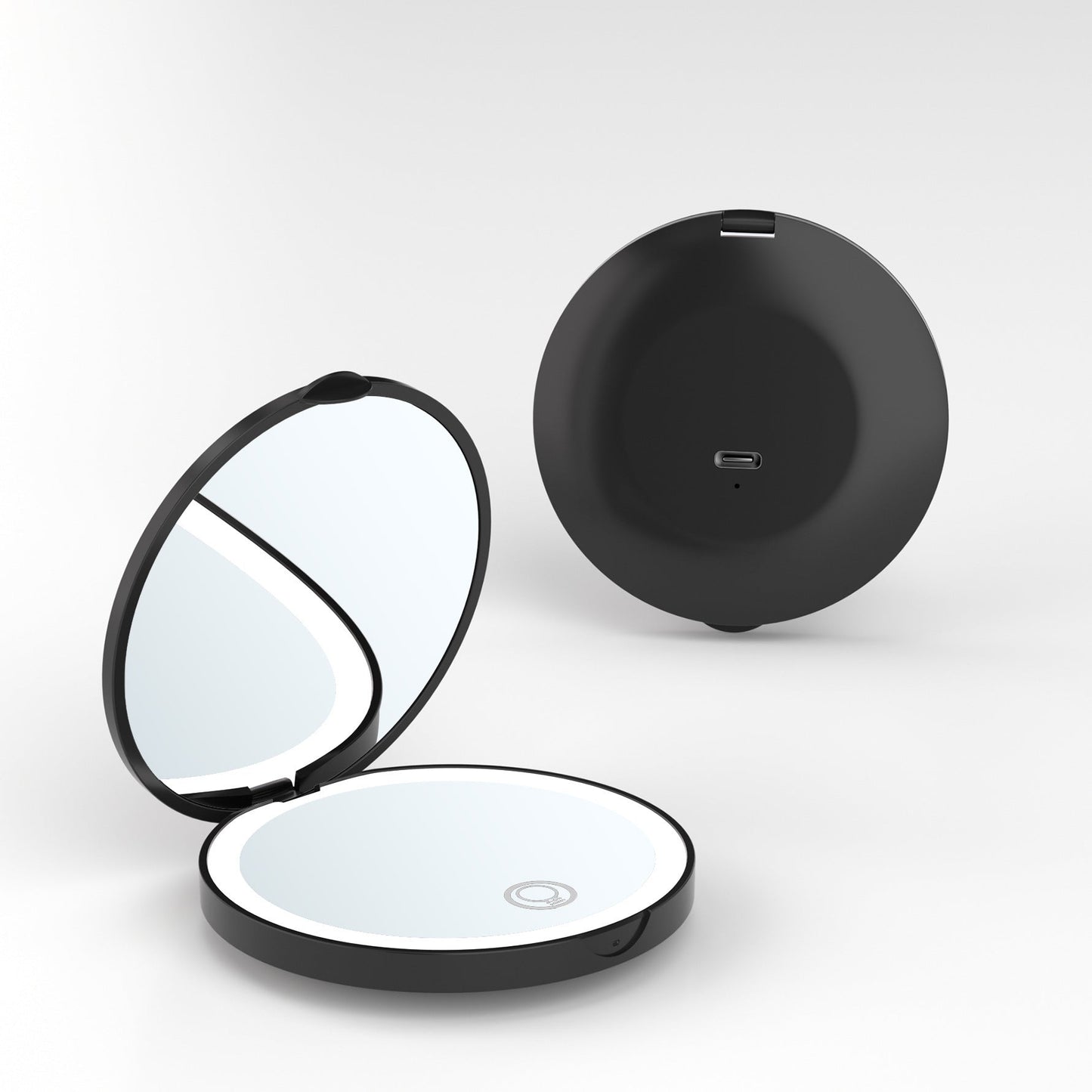 Rechargeable LED Travel Makeup Mirror – Light-Up Travel Mirror | Tribe Feel Travel Essentials