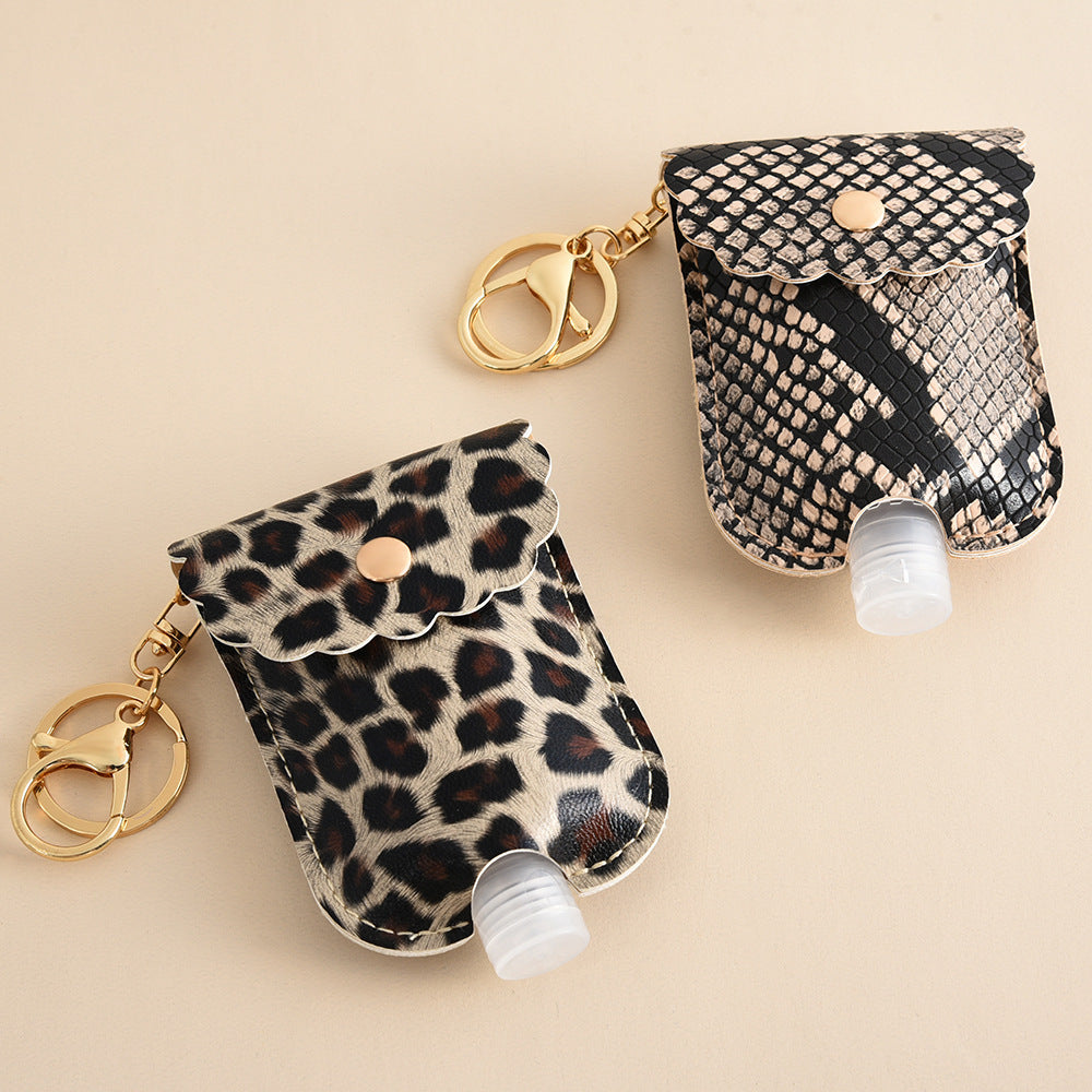 Leopard Print Keychain Hand Sanitiser – Stylish Travel Essential & Gift | Tribe Feel Travel Essentials