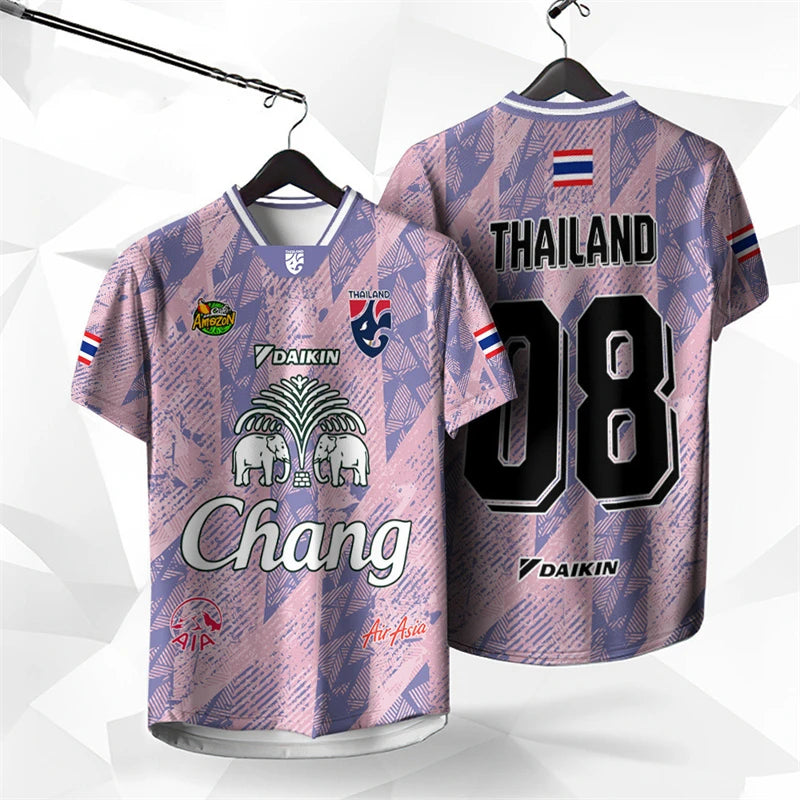 Thailand Chang Sport Football T-Shirt | Travel Souvenir Tee | Tribe Feel Travel Clothes
