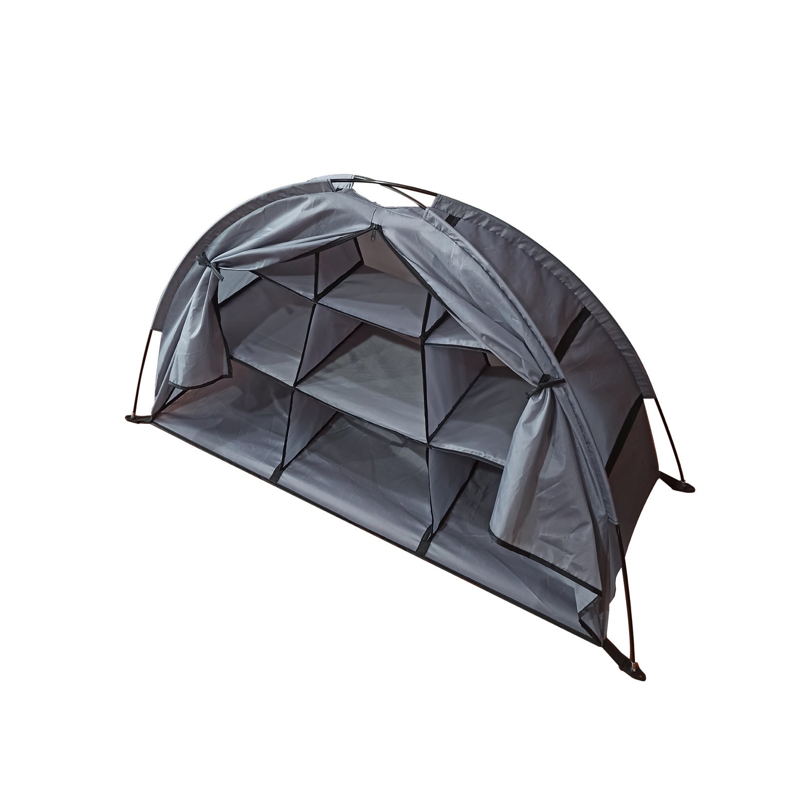 Camping Storage Tent Cabinet with Shelves – Portable Outdoor Organiser | Tribe Feel  Travel Organisers