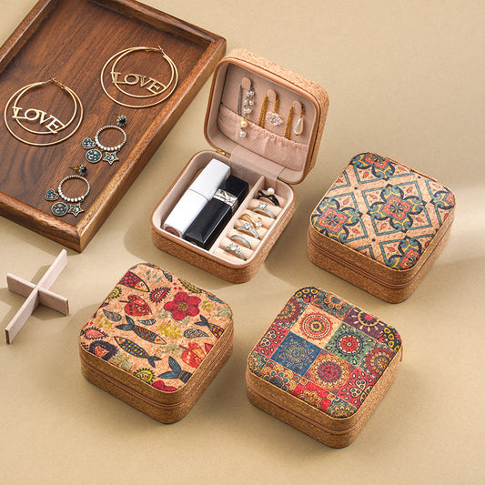 Cork Travel Jewellery Box – Sustainable Gift for Travellers | Tribe Feel  Travel Organisers