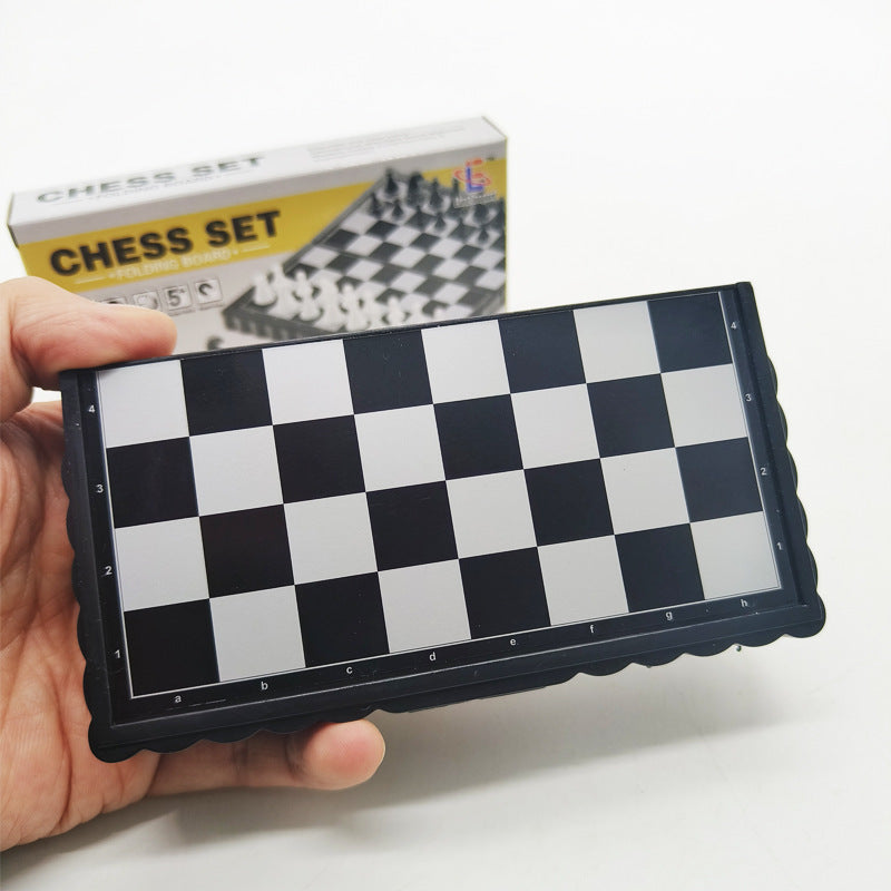 Portable Foldable Magnetic Mini Chess Set – Ideal Travel Chess Set for On-the-Go -  Outdoor and adventure