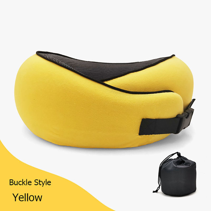 Travel Neck Pillow - Durable U-Shaped Travel Memory Cotton Cushion - Tribe Feel