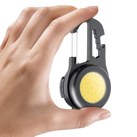 Multifunctional Keychain with Light, Screwdriver & Bottle Opener – Rechargeable | Tribe Feel  Travel Gadgets