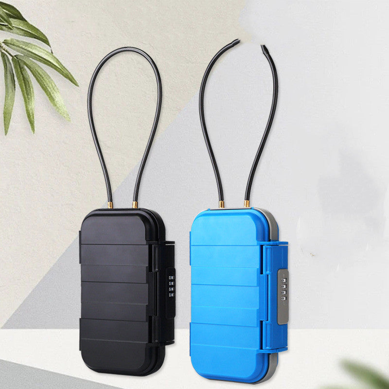 Mini Travel Safe with Combination Lock – Portable Storage Box for Travel Security | Tribe Feel Travel Gadgets