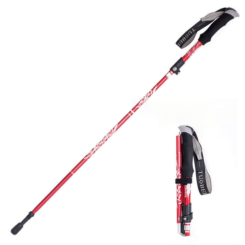 Adjustable Lightweight Walking Poles – Telescopic Trekking Poles for Hiking & Outdoor Adventures -  Outdoor and adventure