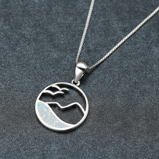 Sea Wave Necklace – Travel-Inspired Jewellery for Ocean Lovers | Beach Jewellery & Unique Travel Gift -  Travel gift