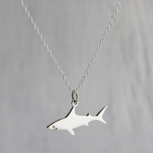 Shark Pendant Necklace – Symbolic Travel Gift for Ocean Lovers | Tribe Feel  Travel Jewellery