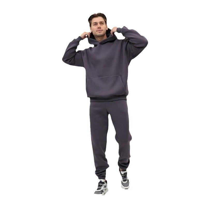 2-Piece Men’s Travel Hoodie & Sweatpants Set – Comfy Airport Outfit | Tribe Feel Travel Clothing