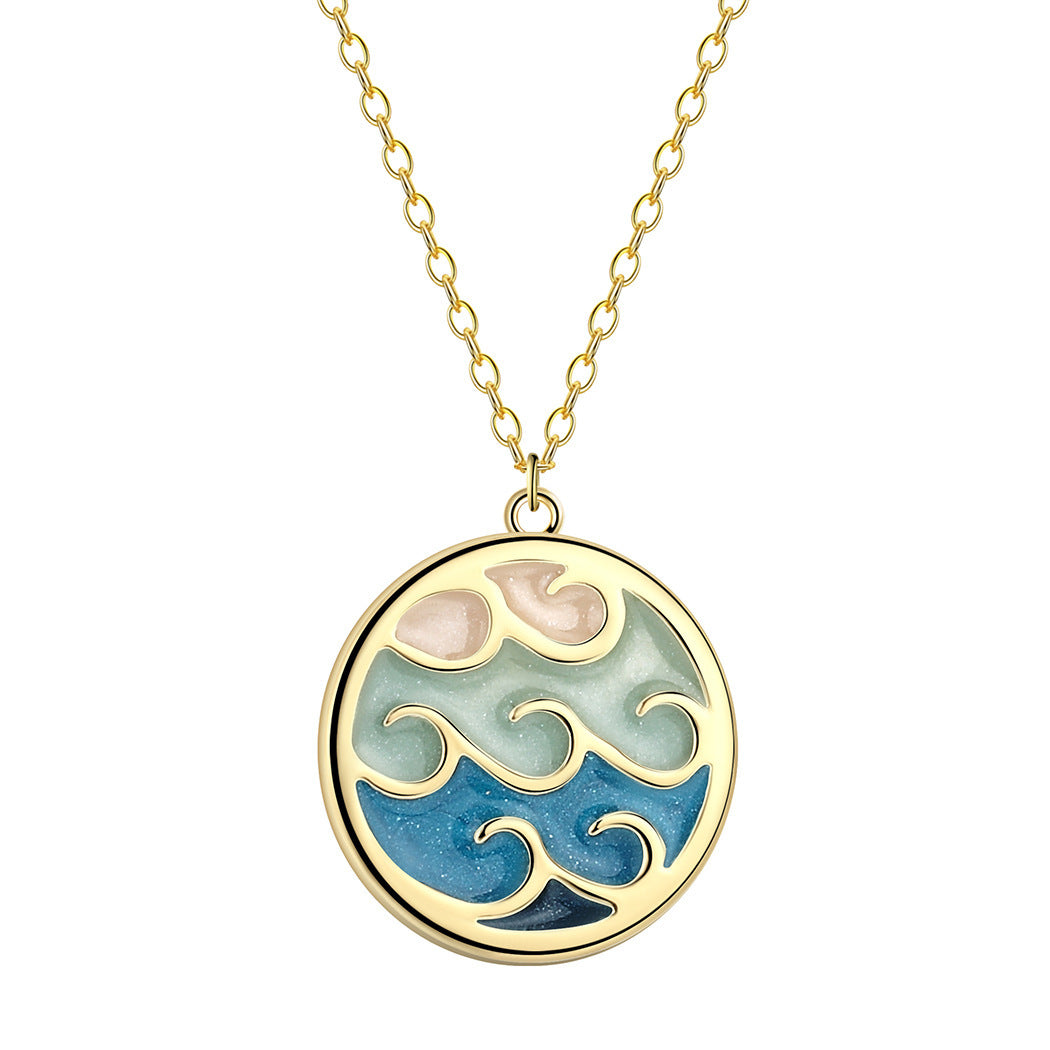 Sea Waves Pendant – Travel Jewellery for Ocean Lovers | Tribe Feel Travel Jewellery