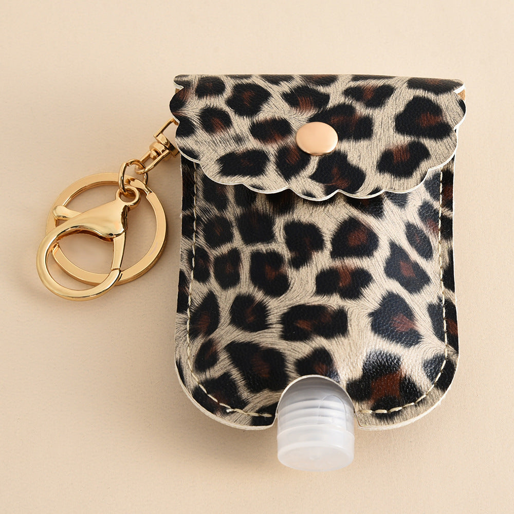 Leopard Print Keychain Hand Sanitiser – Stylish Travel Essential & Gift | Tribe Feel Travel Essentials