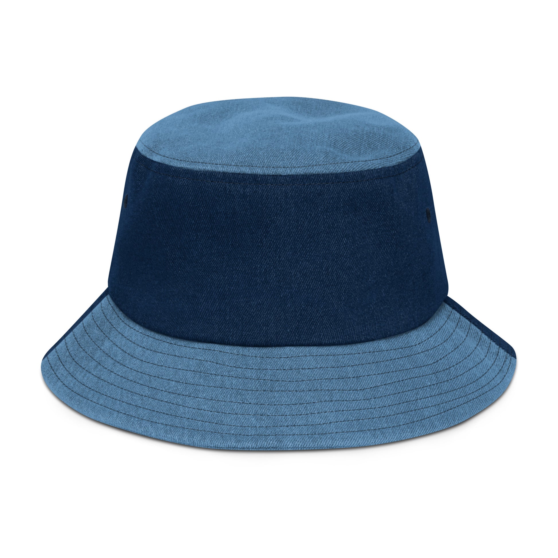 On A Gap Year Embroidered Denim Bucket Hat -  Travel Clothing