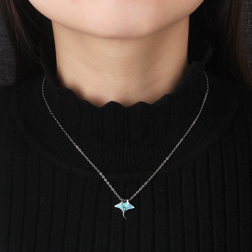 Stingray Necklace – Ocean-Inspired Jewellery for Sea Lovers | Tribe Feel Travel Jewellery