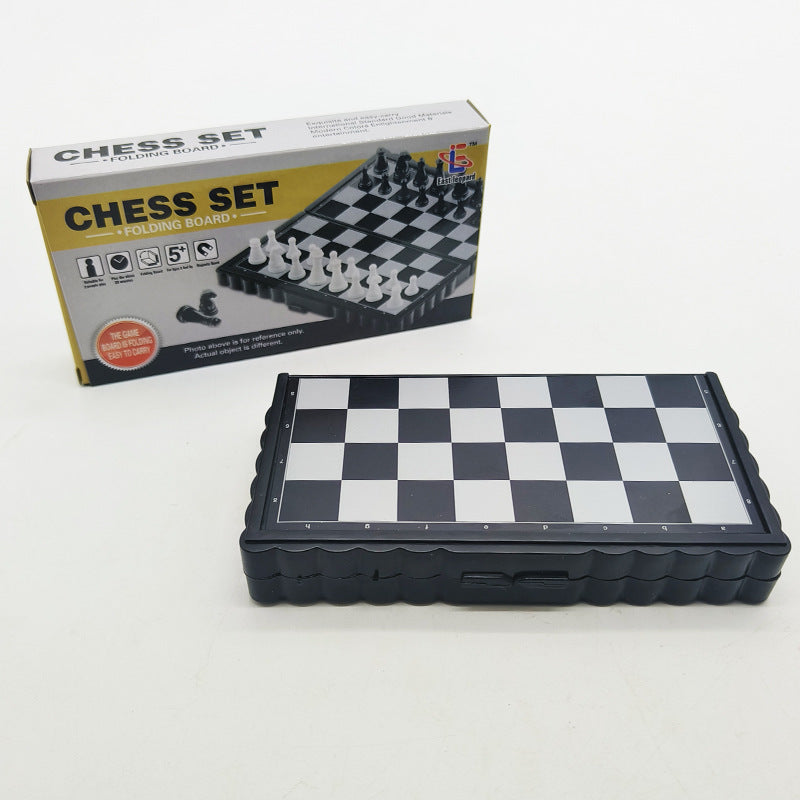 Portable Foldable Magnetic Mini Chess Set – Ideal Travel Chess Set for On-the-Go -  Outdoor and adventure