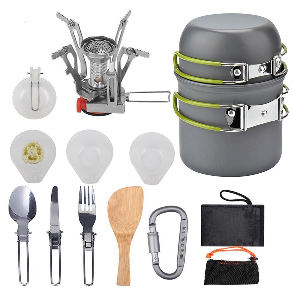Portable Camping Cooking Set – Lightweight Cookware for Outdoor Adventure – Travel Accessories - Tribe Feel