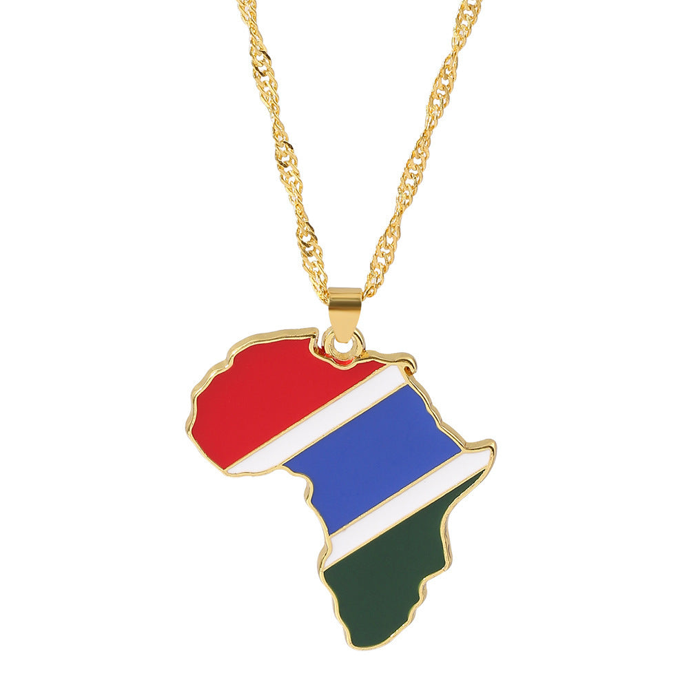 African Countries Flag Necklace – Travel Accessories and Travel Gifts - Tribe Feel