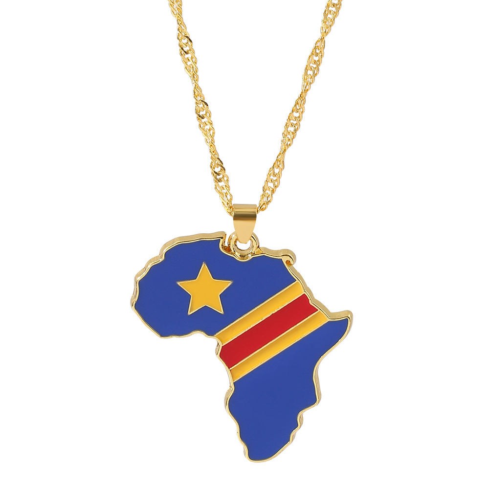 African Countries Flag Necklace – Travel Accessories and Travel Gifts - Tribe Feel