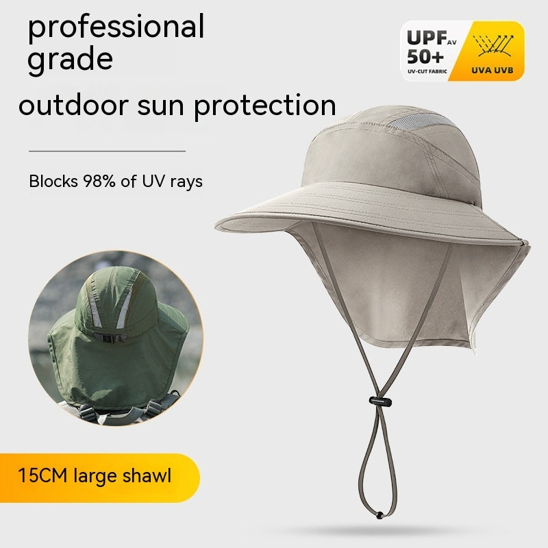 Outdoor Mountaineering Face Cover Sun-proof Hat UV - Tribe Feel