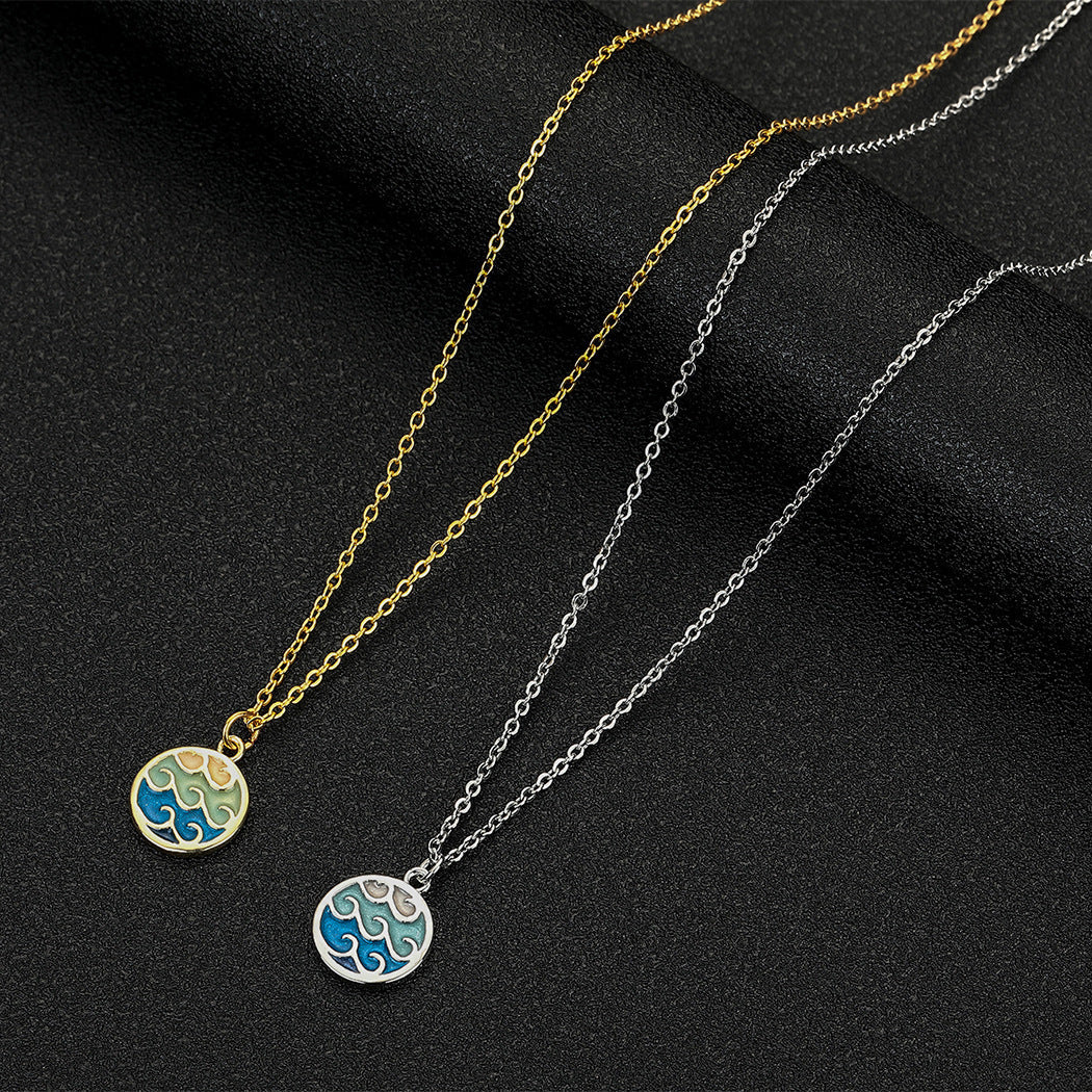 Sea Waves Pendant – Travel Jewellery for Ocean Lovers | Tribe Feel  Travel Jewellery