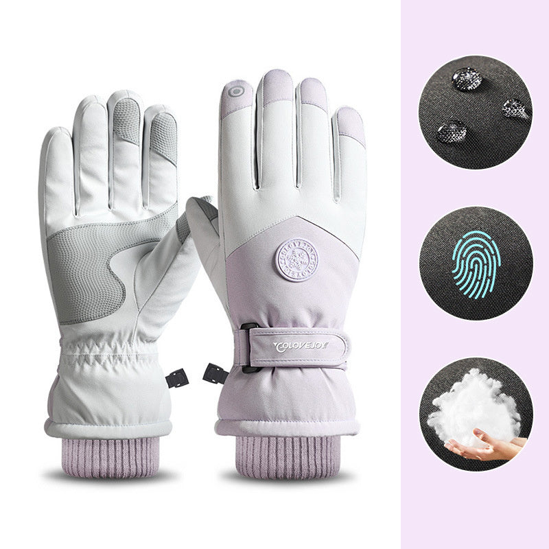 Winter Ski Gloves with Touch Screen – Warm Waterproof Gloves | Tribe Feel Travel Clothing