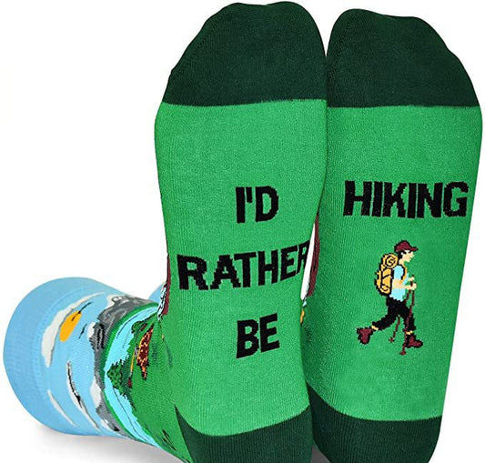 Perfect Gift for Hikers & Campers – I’d Rather Be Camping & Hiking Socks | Tribe Feel  Travel Clothes