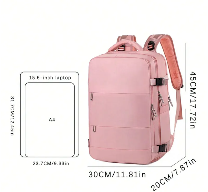 Airline-approved Travel Backpack with Laptop Compartment – Travel Rucksack