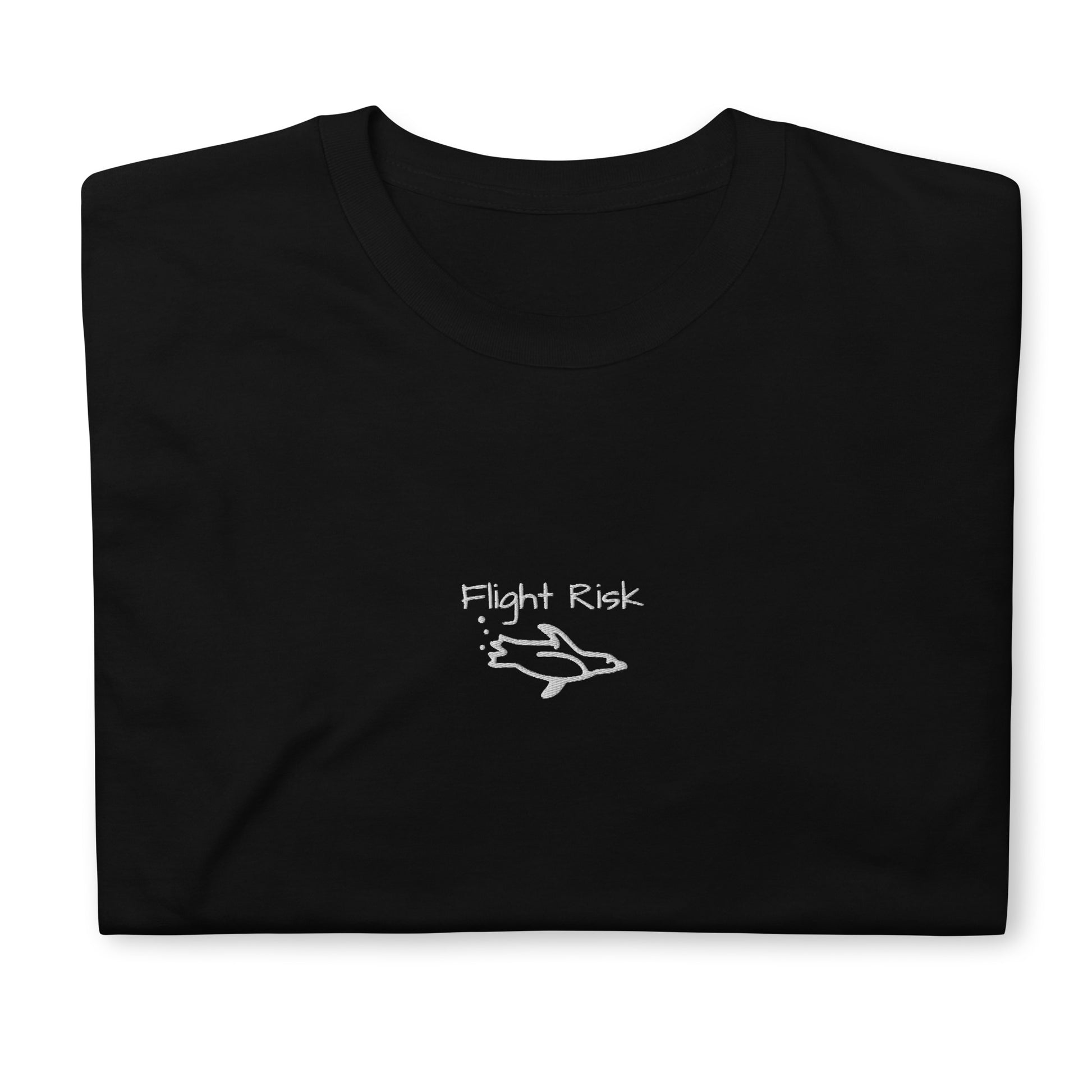 Flight Risk Penguin Short-Sleeve Unisex T-Shirt - Perfect Gift for Travellers -  Travel Clothing